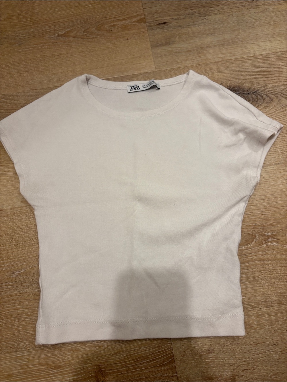 Zara White T-Shirt Top